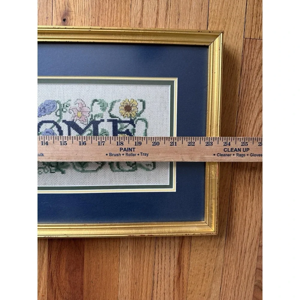 Handmade welcome sign
